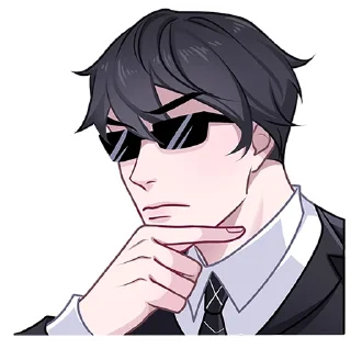 😎 emoji Агенты без надписей @TgSticker Telegram sticker 12 of 48