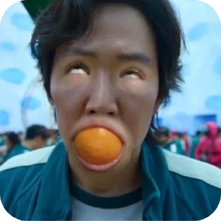 🍊 emoji 001+456=457 Telegram sticker 20 of 32