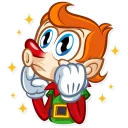 😲 emoji Christmas Elf Telegram sticker 7 of 30