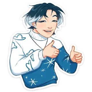 👍 emoji Винтер (@TgSticker) Telegram sticker 18 of 48