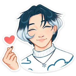 ❤️ emoji Винтер :: @stickroom Telegram sticker 3 of 48