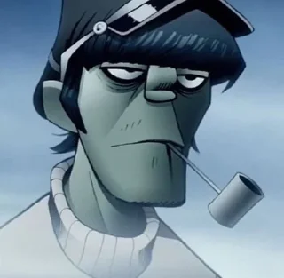 😑 emoji Murdoc Telegram sticker 20 of 40