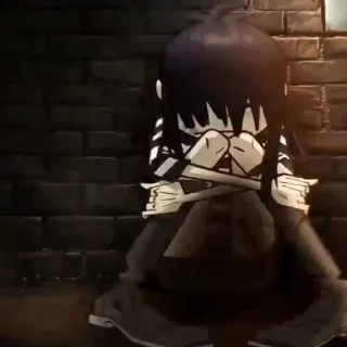 😔 emoji 🌚 @CloobHub • @Earth928B 🌝 Gorillaz Telegram sticker 17 of 50