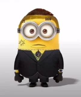 🌟 emoji Миньон Telegram sticker 24 of 120