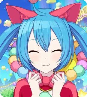 🌟 emoji Мику Хатсуне Telegram sticker 17 of 31