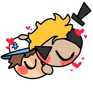 ❤️ emoji Гравити Фолз qwq Telegram sticker 6 of 30