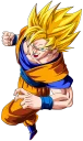 ⚫ emoji Goku @stickersandstuff Telegram sticker 9 of 20