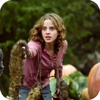 🥦 emoji Hermione Granger - Emma Wotson 💋 Telegram sticker 15 of 100