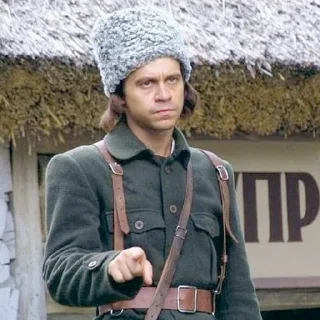 👆 emoji Нестор Махно Telegram sticker 13 of 120
