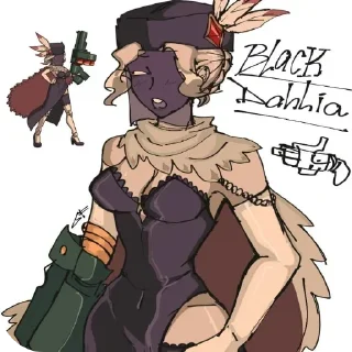 📖 emoji :: black Dahlia • @VIPACHKA Telegram sticker 21 of 45