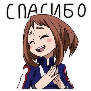 Sticker from My hero academia