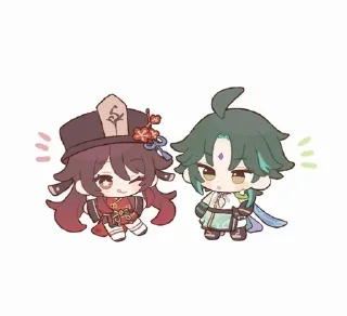 Sticker from Ху тао