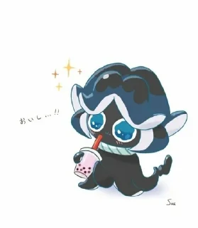 🐙 emoji Squid Ink Cookie ( @Pear00l) Telegram sticker 19 of 27