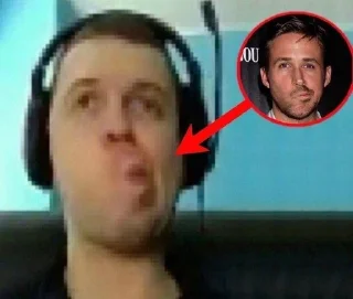 😶 emoji RYAN MFING GOSLING Telegram sticker 13 of 19