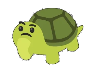 🤔 emoji Черепашка Даниил... Telegram sticker 14 of 60
