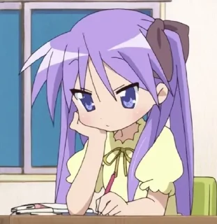 🐾 emoji Kagami Hiiragi @kiwiys Telegram sticker 9 of 109