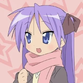 🐾 emoji Kagami Hiiragi @kiwiys Telegram sticker 19 of 109