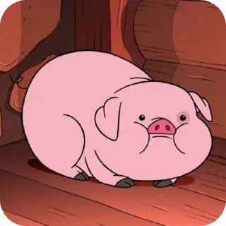 🐽 emoji 𝑾𝒂𝒅𝒅𝒍𝒆𝒔 @gravityfalls_st 👁️⃤ Telegram sticker 21 of 36