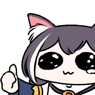 👍 emoji Sad Kyaru-chan @Sad_Kyaru_Chan Telegram sticker 6 of 55