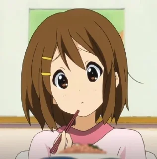 🌟 emoji Yui Hirasawa Telegram sticker 11 of 120