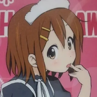 🌟 emoji Yui Hirasawa Telegram sticker 21 of 120
