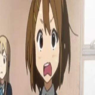 😨 emoji Hirasawa Yui @fiveforstickers Telegram sticker 9 of 50