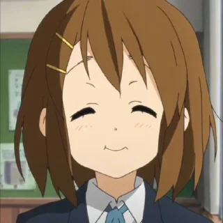 ☺️ emoji Yui Hirasawa Telegram sticker 21 of 70