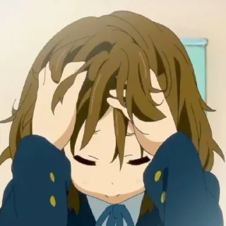 🤯 emoji Hirasawa Yui @fiveforstickers Telegram sticker 15 of 50