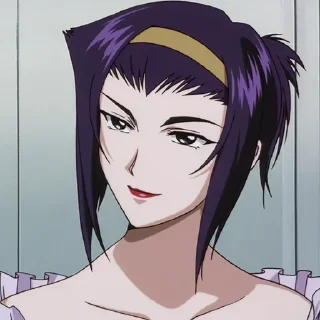 ❤️ emoji @Anime_stickery Faye Telegram sticker 15 of 25