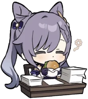 😚 emoji чиби геншин ☆🍣! @vivicore Telegram sticker 15 of 117