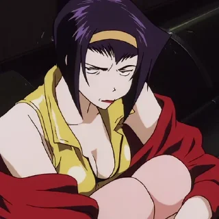 ❤️ emoji @Anime_stickery Faye Telegram sticker 20 of 25