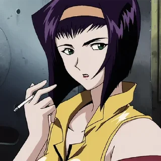❤️ emoji @Anime_stickery Faye Telegram sticker 21 of 25