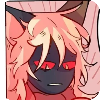 😟 emoji Адский кот Telegram sticker 13 of 92