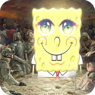 🥰 emoji Spongebob🦶🦶🦶 Telegram sticker 6 of 23