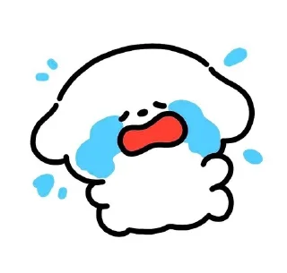 😭 emoji (ʘᴗʘ✿) Telegram sticker 7 of 120