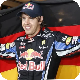 Sticker from Sebastian Vettel & Mark Webber