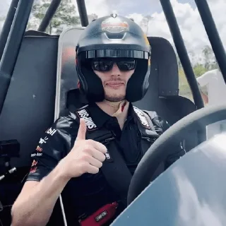 🌟 emoji Max Verstappen :: @doroshkayyf1 Telegram sticker 12 of 90