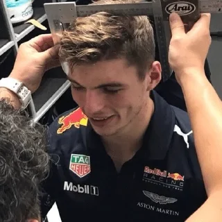 🌟 emoji Max Verstappen :: @doroshkayyf1 Telegram sticker 3 of 90