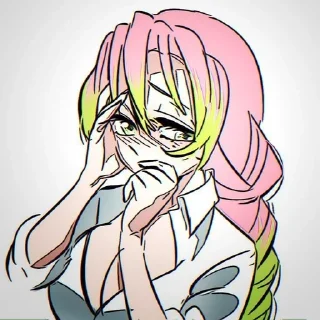 🐙 emoji ; mitsu !! 🌸 @stikiqqv Telegram sticker 12 of 34