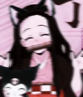 😍 emoji 𝙽𝚎𝚣𝚞𝚔𝚘 𝙺𝚊𝚖𝚊𝚍𝚘 Telegram sticker 21 of 120