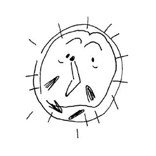 Sticker from дурацкие ежи @trdelinka