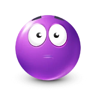 🤨 emoji purplemoji Telegram sticker 9 of 98