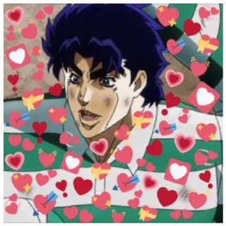 🔷 emoji джонатан джостар Telegram sticker 17 of 24