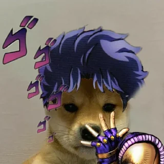 😼 emoji Джонатан Джостар Telegram sticker 6 of 13