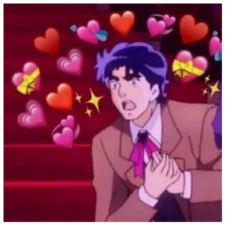 🔷 emoji джонатан джостар Telegram sticker 19 of 23
