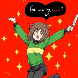 ❤️ emoji ~Chara~ Telegram sticker 15 of 49