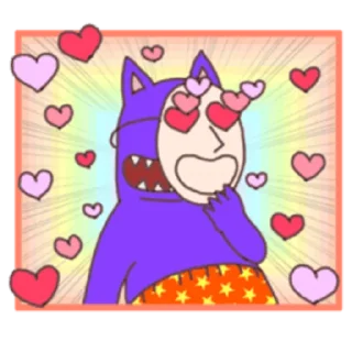 Sticker from Popee the performer