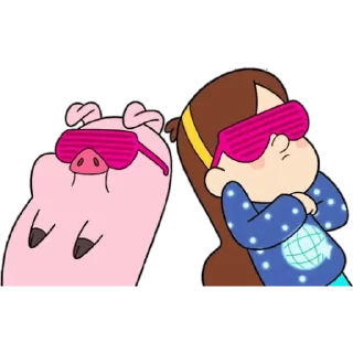 😎 emoji Гравити Фолз Telegram sticker 16 of 49