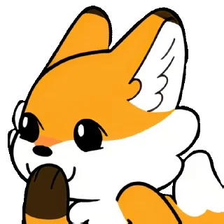 😘 emoji Vicksy Fox Telegram sticker 17 of 55