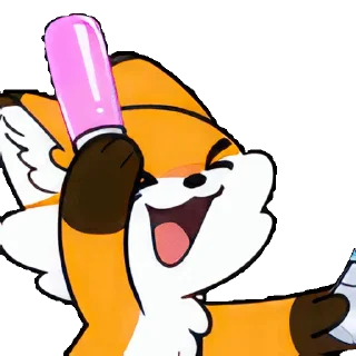🤪 emoji Vicksy Fox Telegram sticker 22 of 55